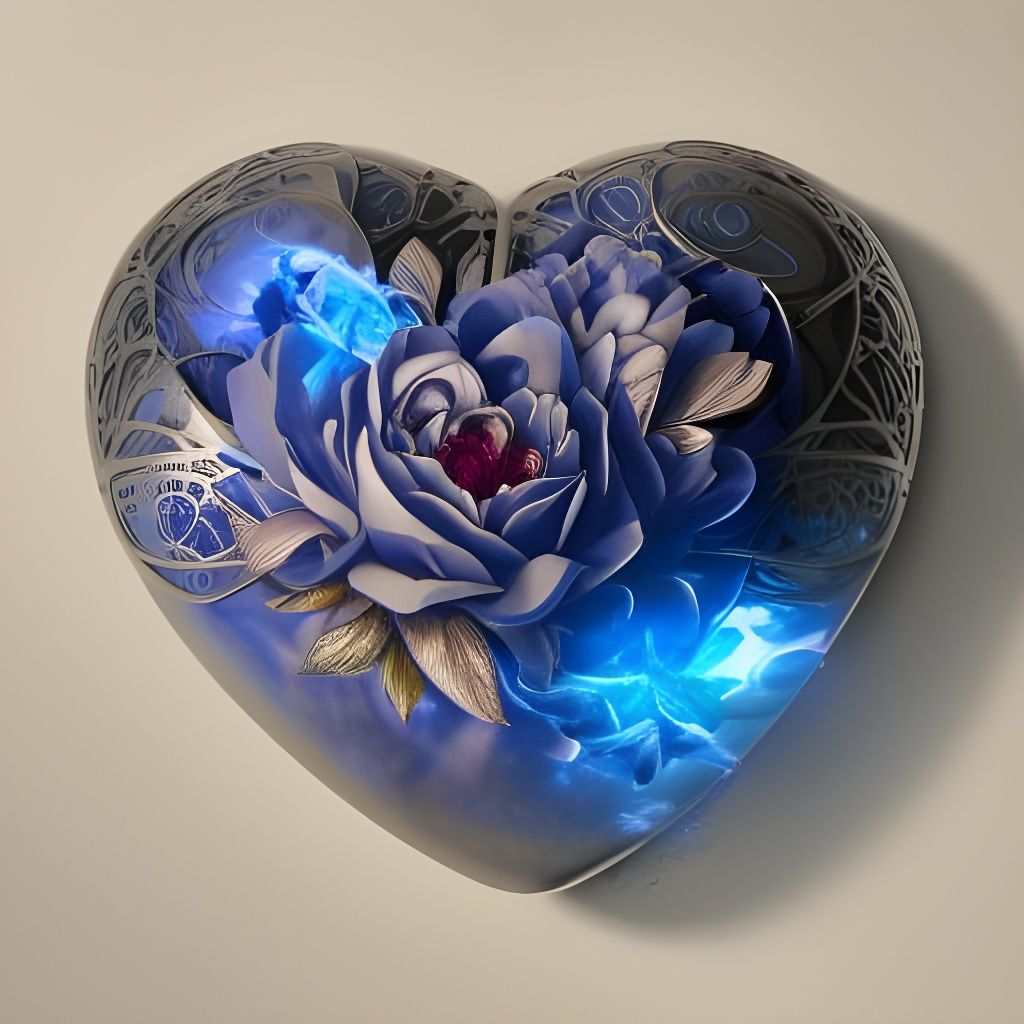 blue heart