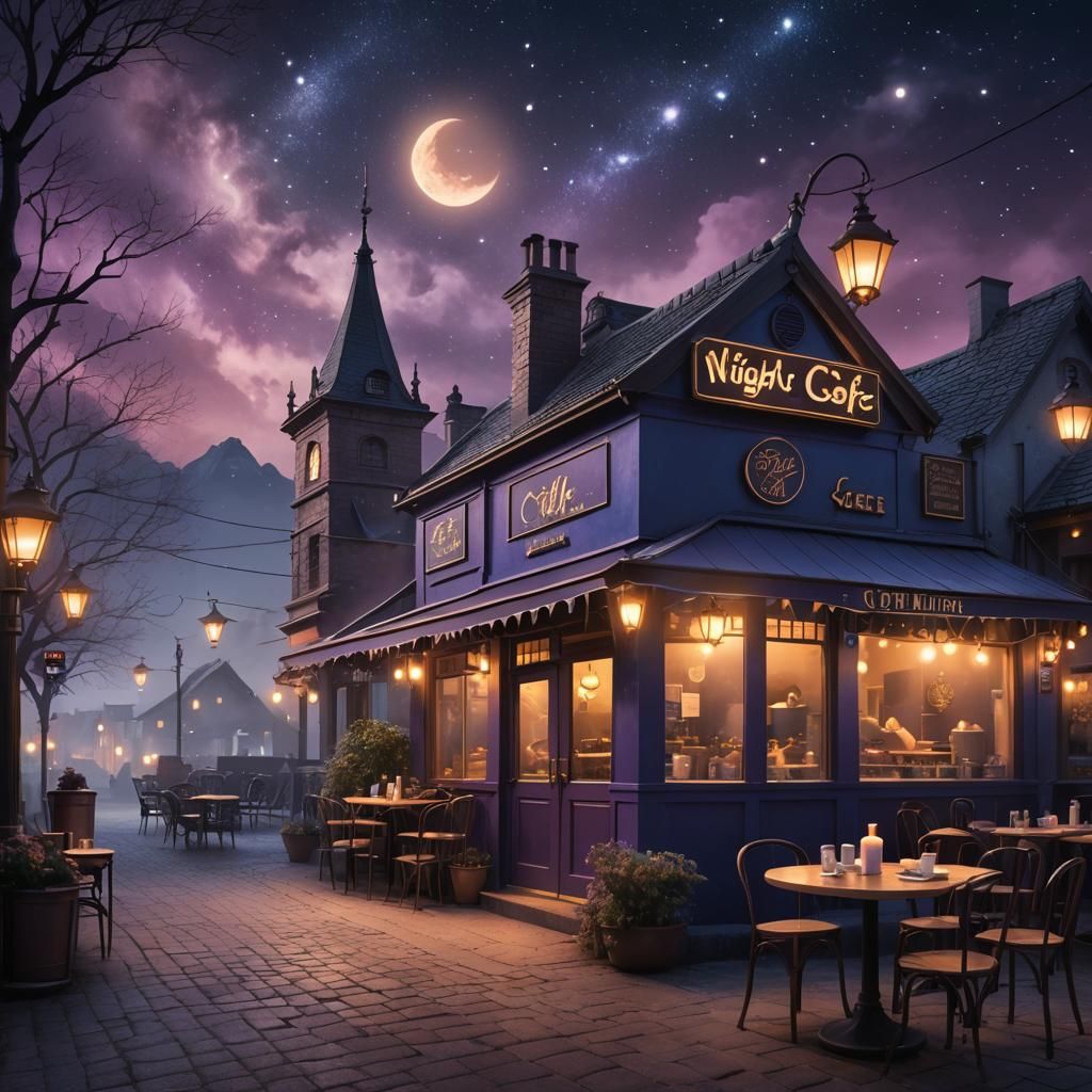 Fantasy Night Cafe: Matte Painting in Unreal Engine