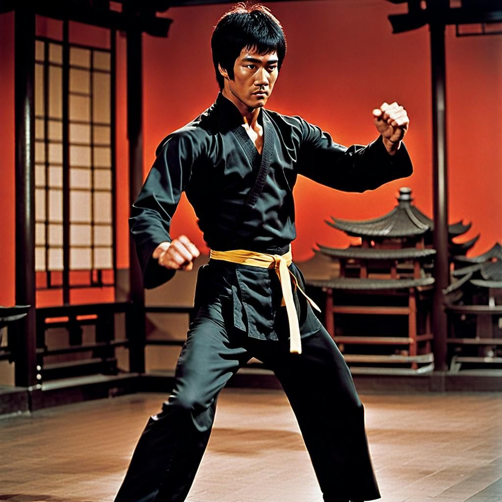 Bruce Lee Intense Fight Scene in Hong Kong