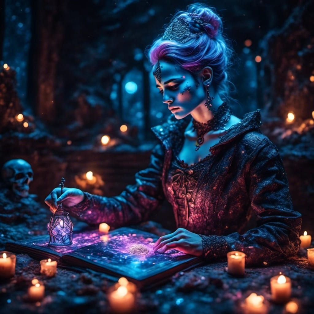 Abstract Night Sparkle Design