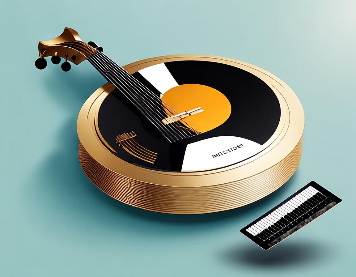 Surreal Musical Instrument and Pick