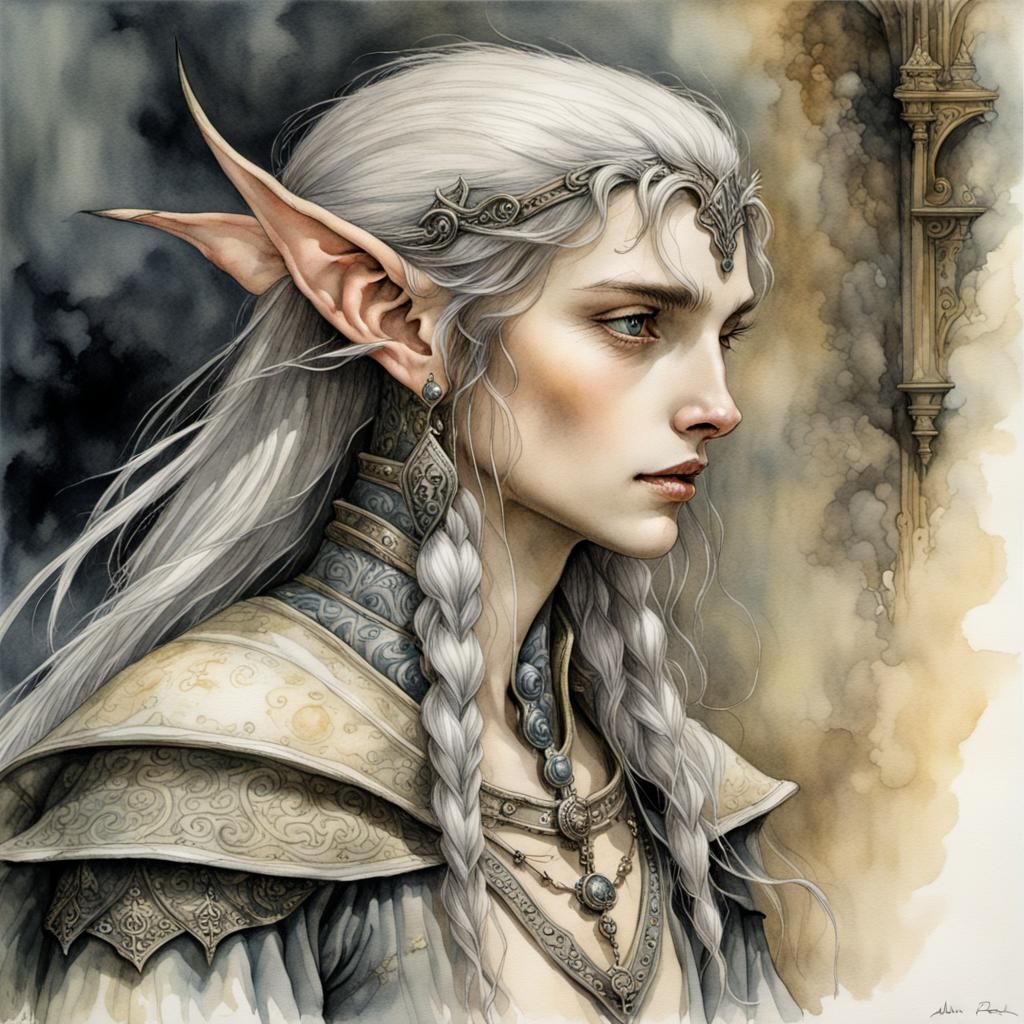 Charming Elf: A Hyperdetailed Fantasy Masterwork