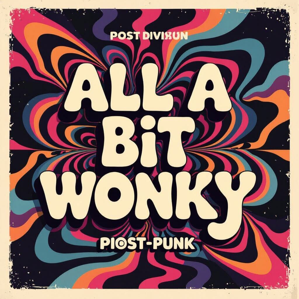 Psychedelic Pop Album Sleeve: All a bit Wonky