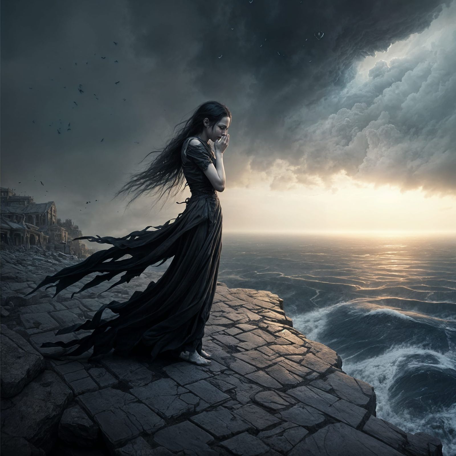 Shadow dance of a crying heart,