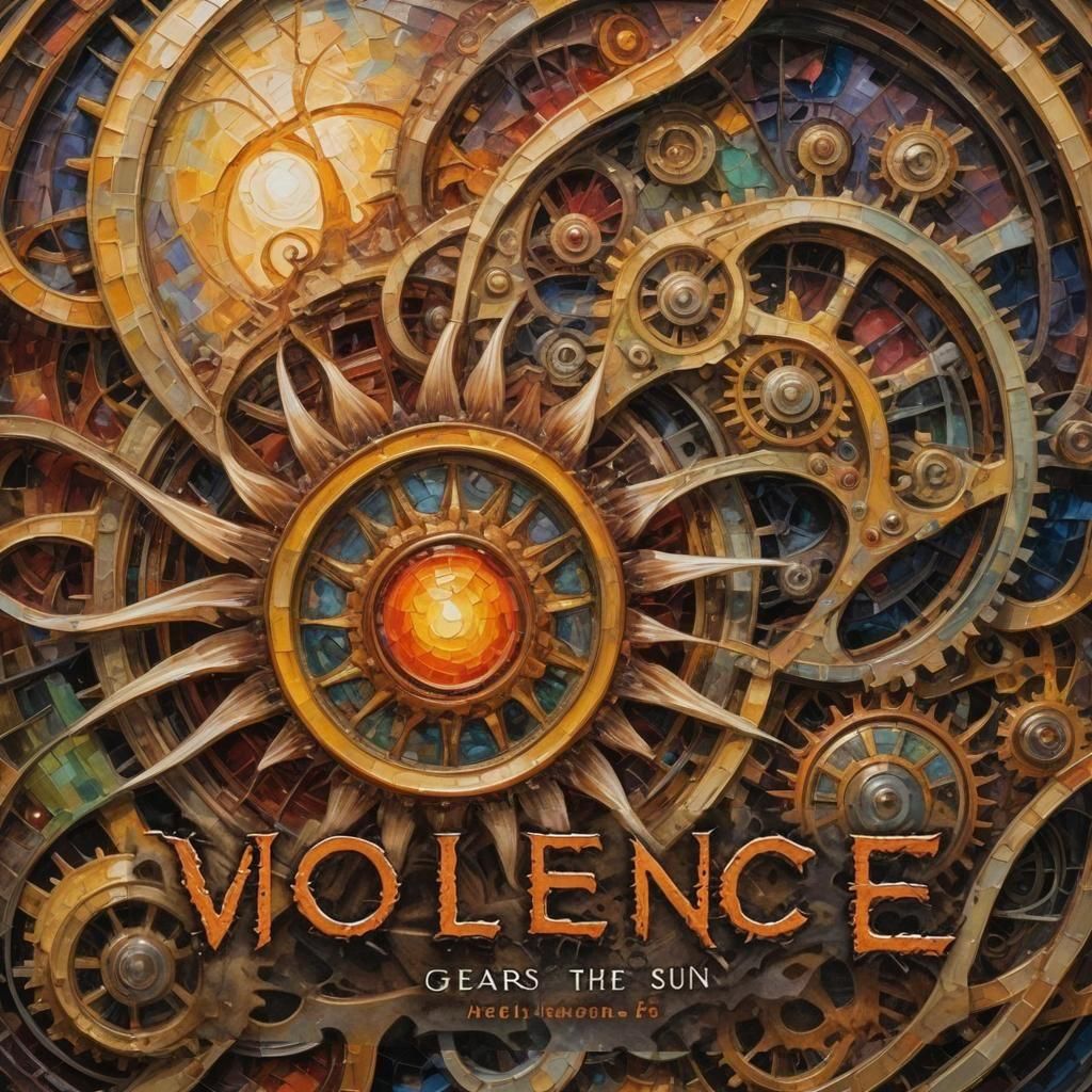 Album Cover: Violence, Gears of the Sun