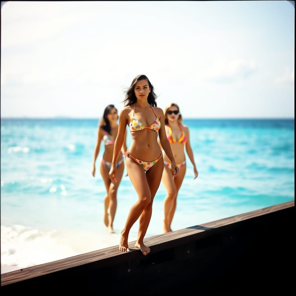 Sultry Summer Goddess in Bikini