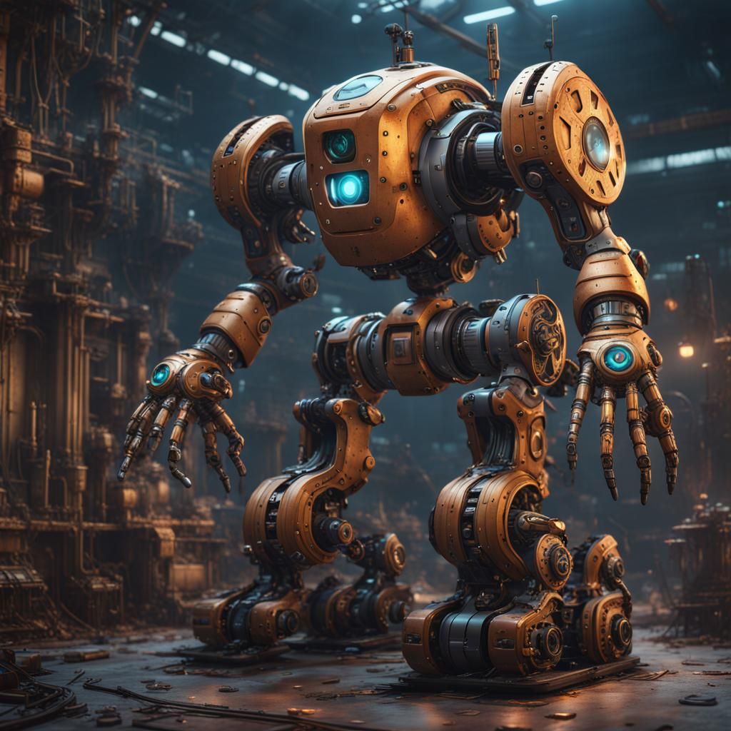 Service Robot with Strong Mechanical Arms