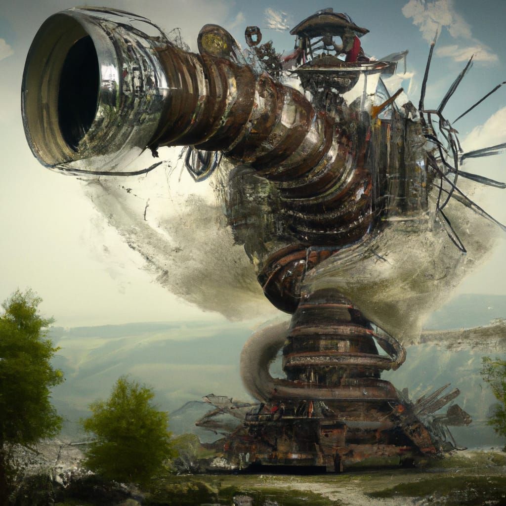 Steampunk Tornado Devastates Farmland