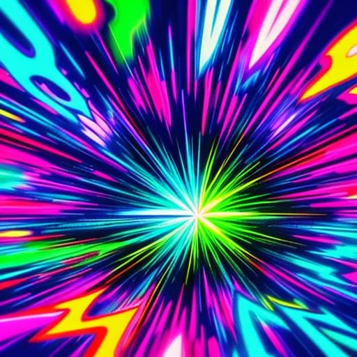 Psychedelic Anime Cartoon Characters Smoking Cannabis