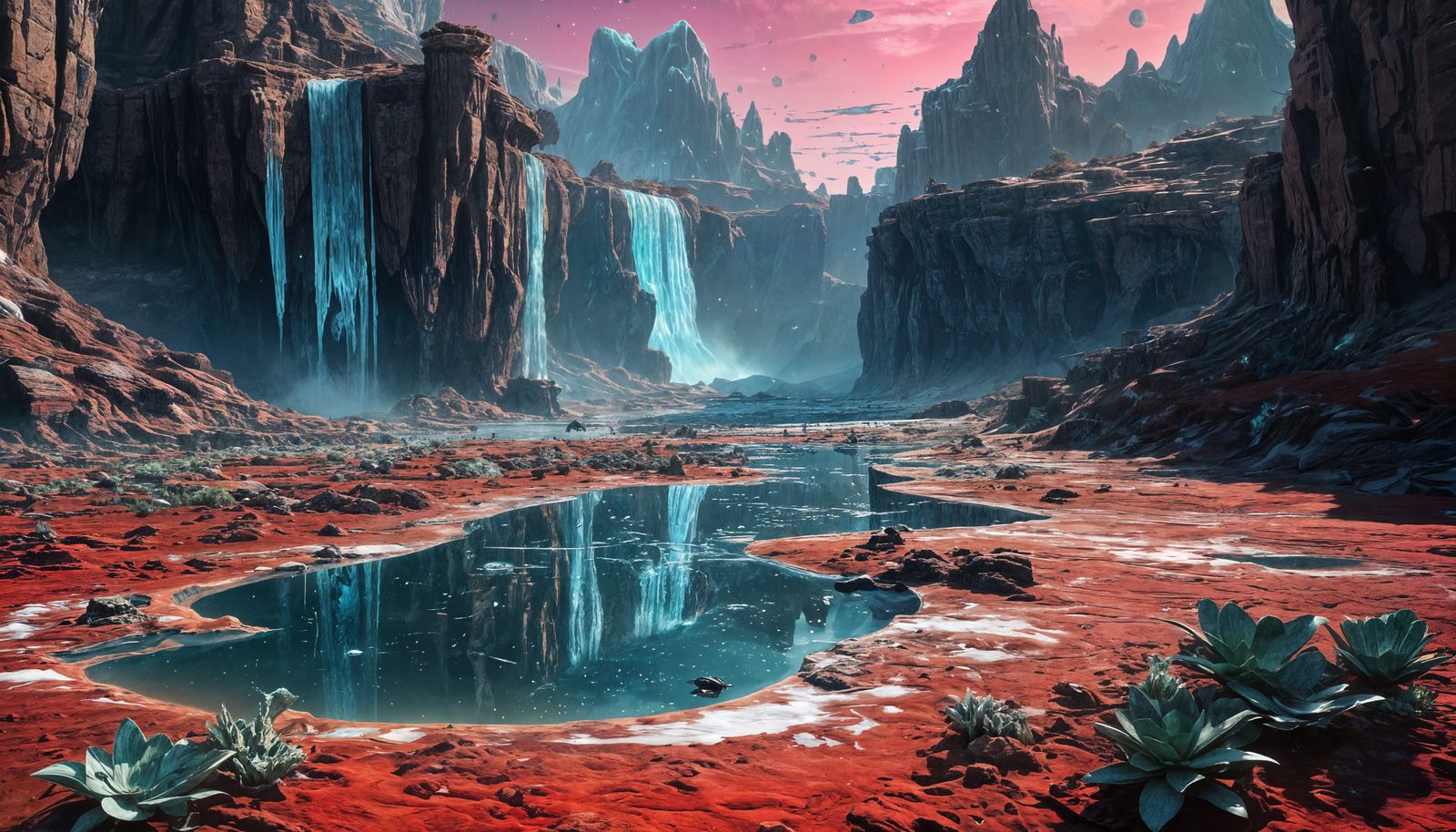 Cosmic Oasis in Icy Exile