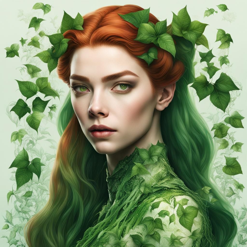 Anya Taylor Joy as Ethereal Poison Ivy Portrait