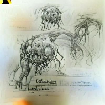 Eldritch Abomination Concept Art Sketch