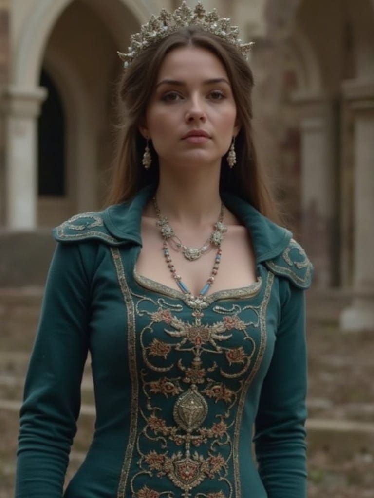 Sensual Futanari Figure in Summer Shorts