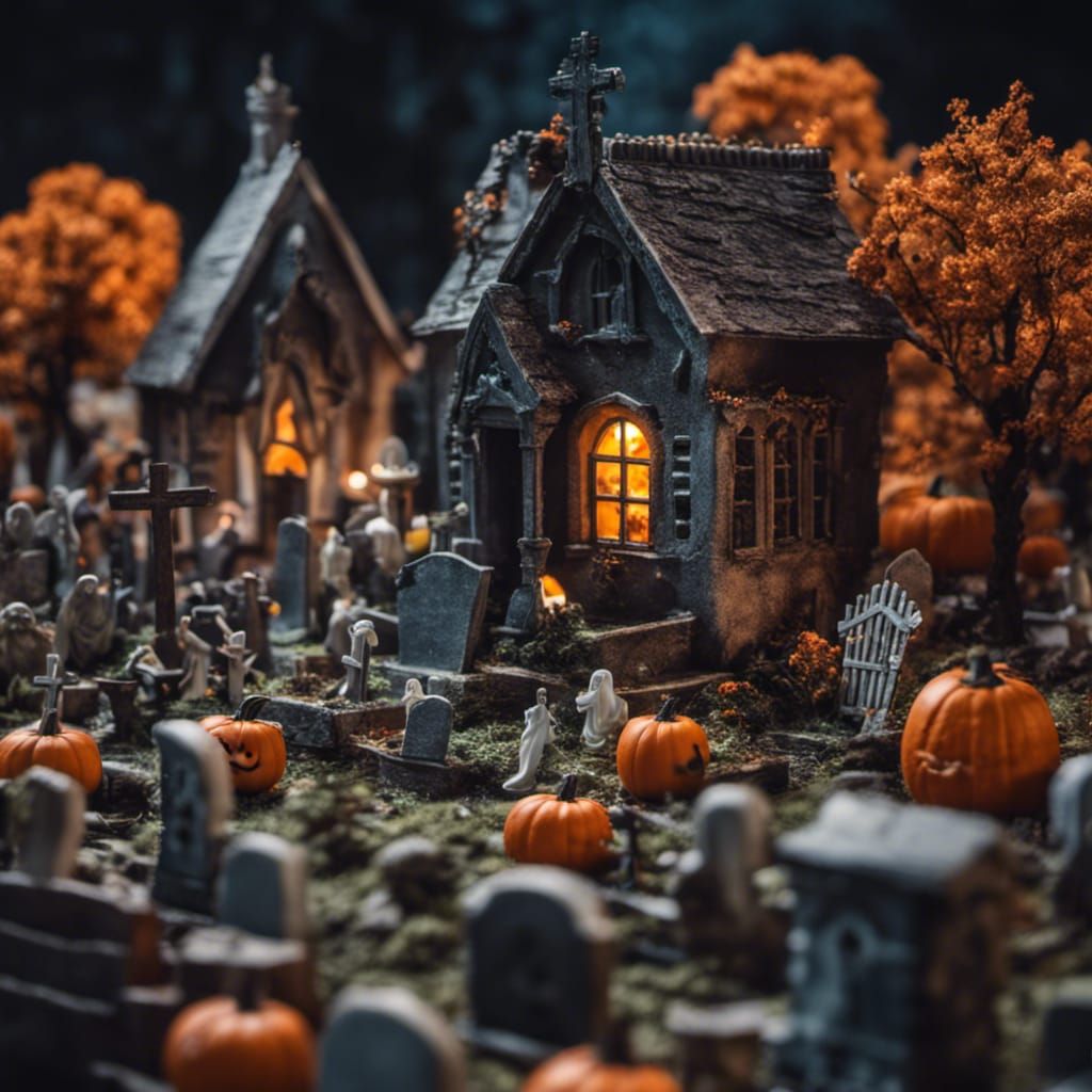 Small Town Diorama Series: Halloween
