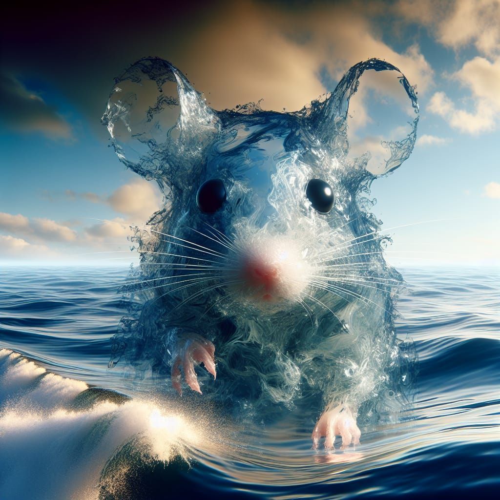 Water Mousefolk Emerges from the Sea