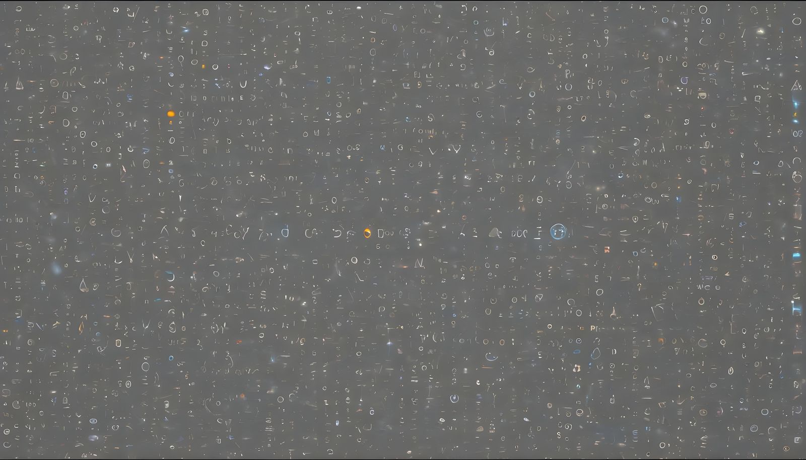 Abstract Nanodot Color Tech Display in HDR