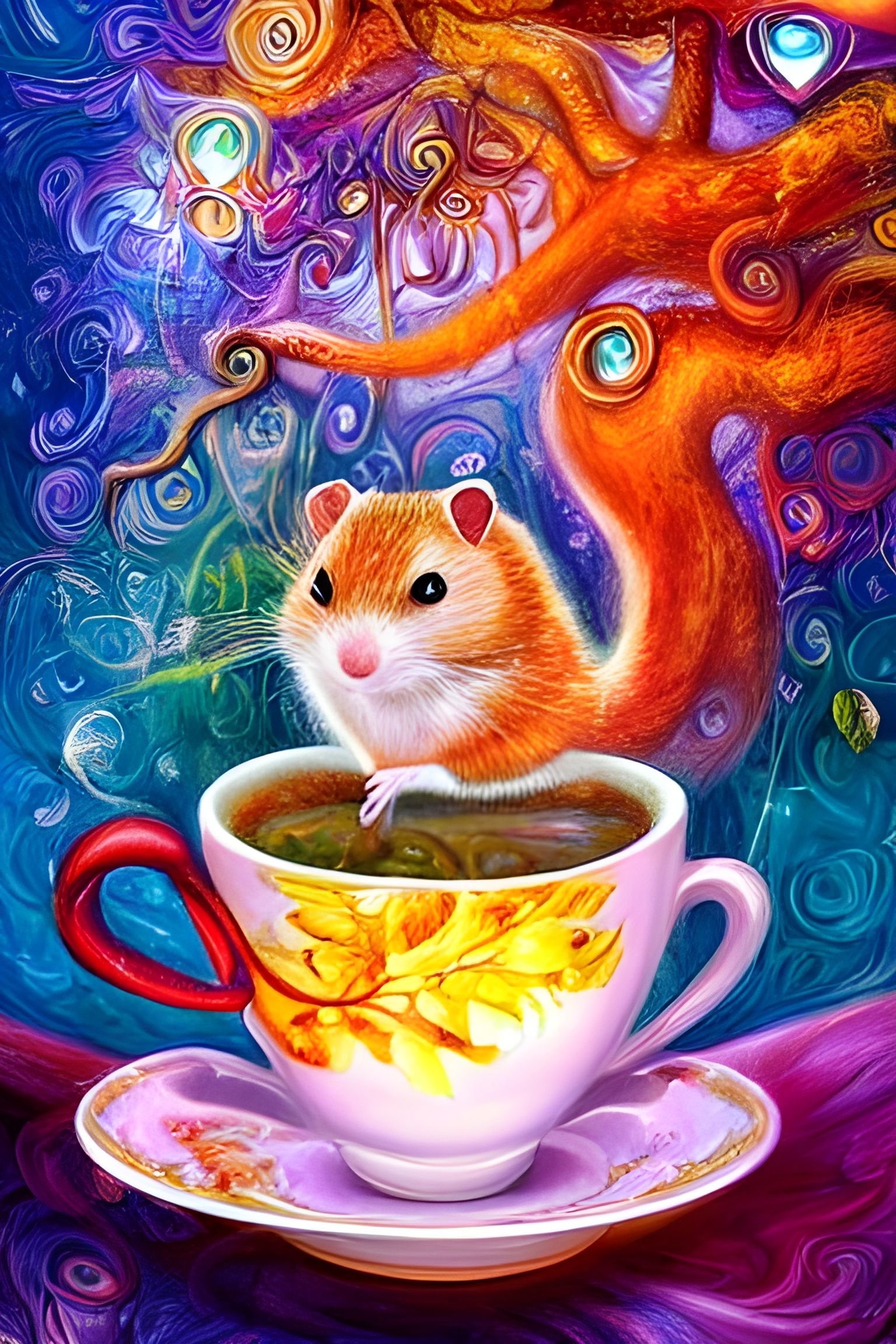 Mad Hamster's Tea Party in Wonderland
