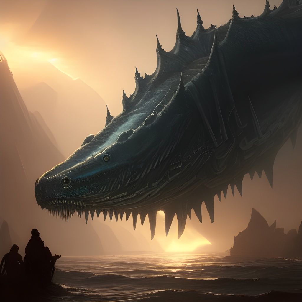 Epic Leviathan Concept Art in 8k Resolution