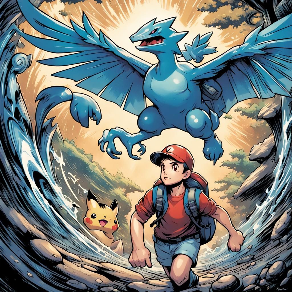 May from Pokemon in Comic Book Style