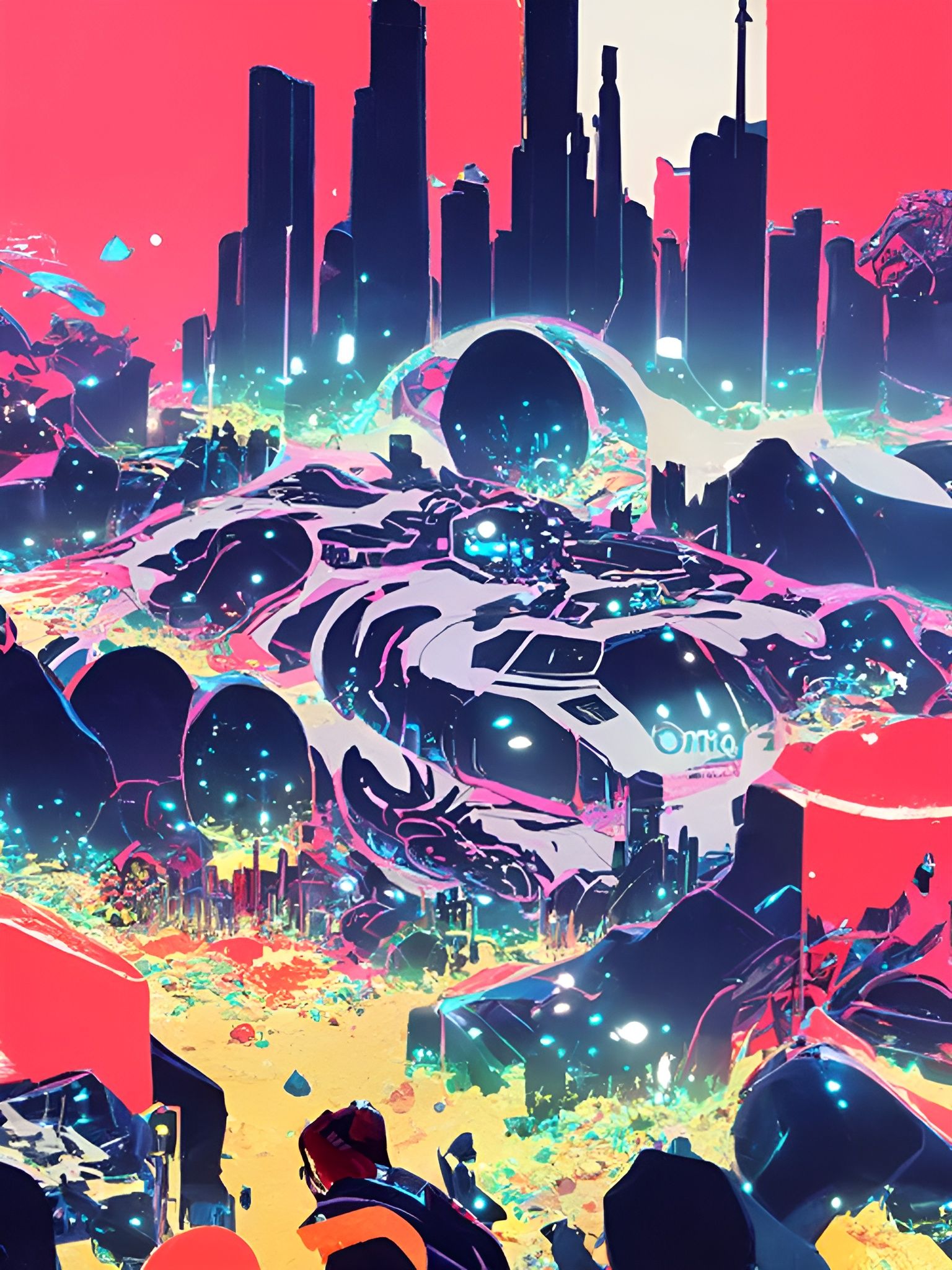 Psychedelic Omega Dreamscape: A Hyperdetailed Artistic Maste...