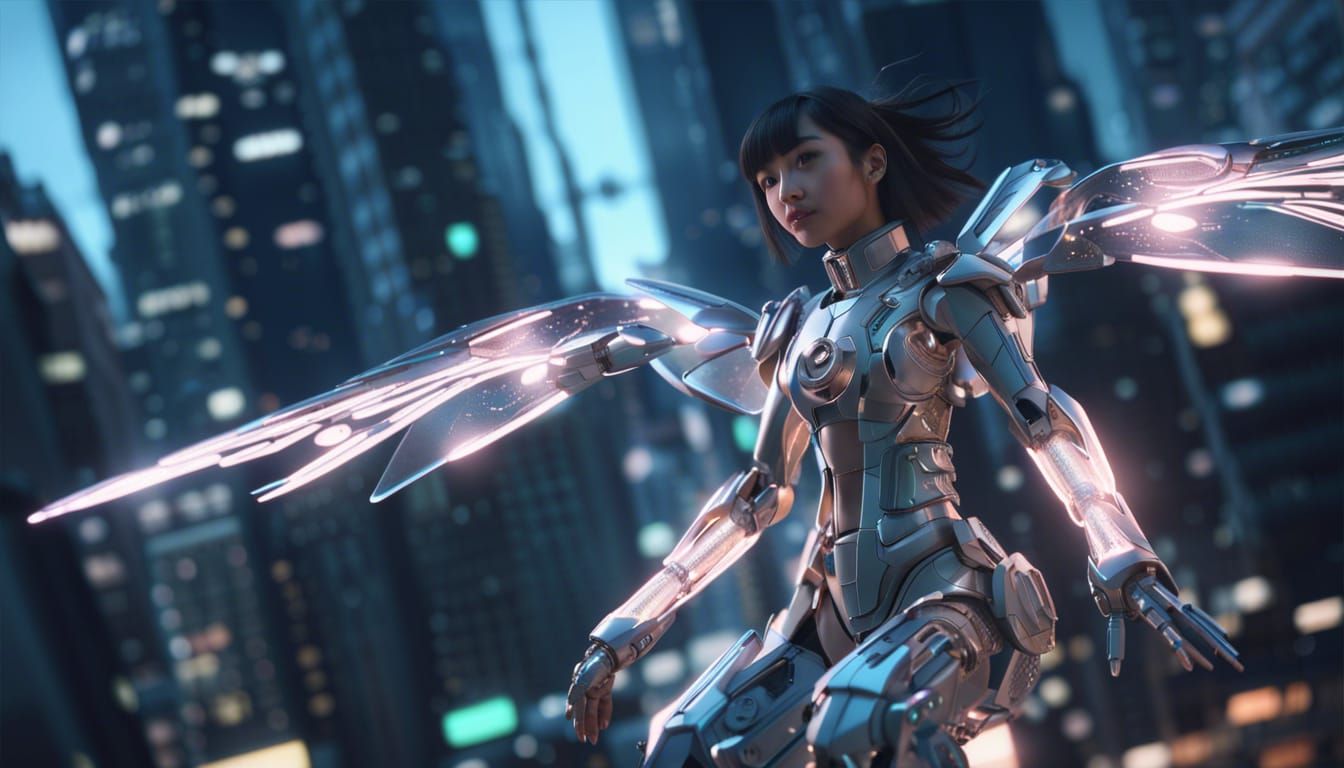 Dragonfly mecha-suit