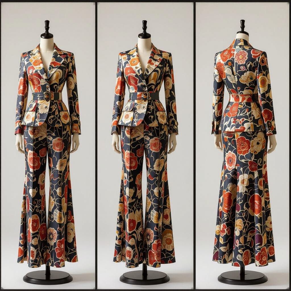 Fashionable Outfit on Mannequin in Cinematic Style