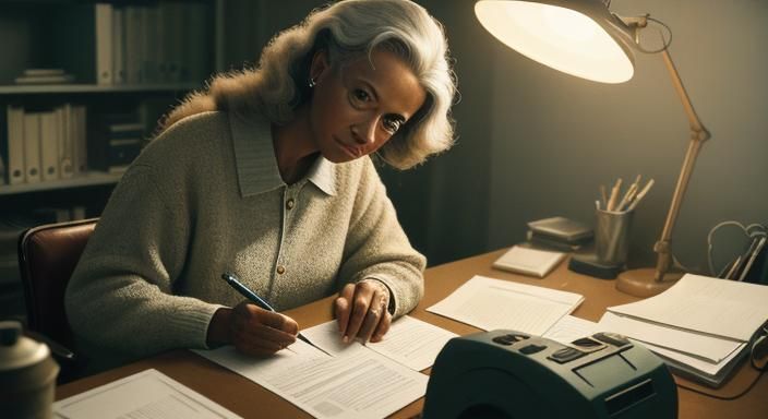 Katherine Johnson Portrait: Vintage NASA Film