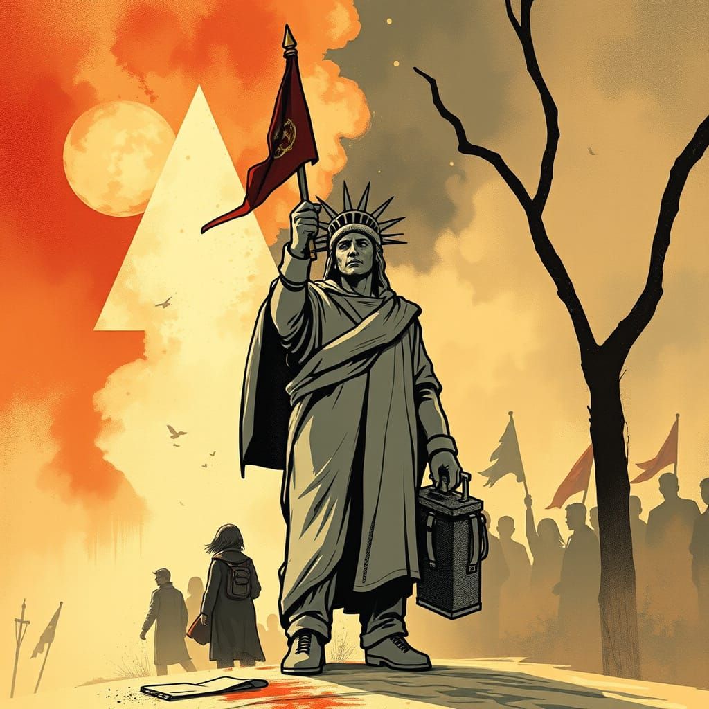 A Dystopian Future in 2025, Where Democracy Has Faded