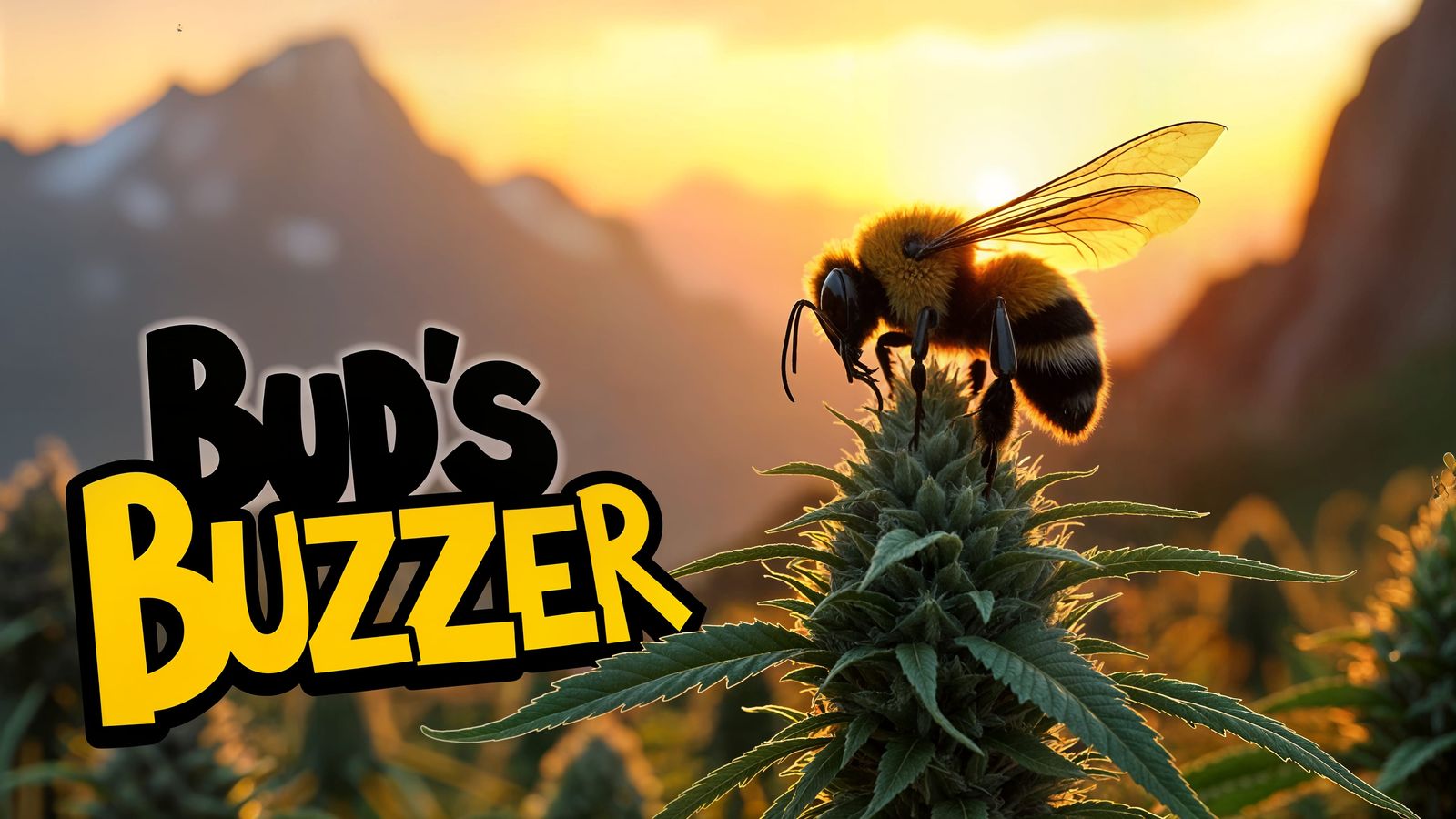 Bumblebee Graffiti Art: Bud's Buzzer at Sunset