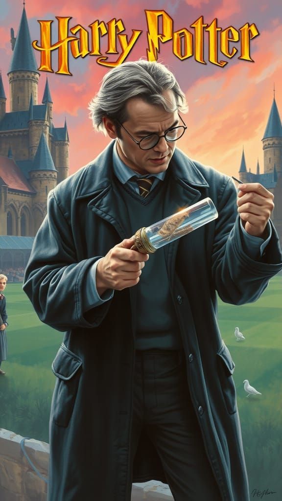 Midsomer Meets Hogwarts in Dark Poster Art