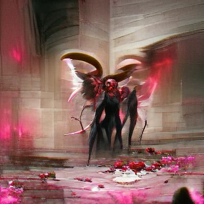 Angels and Devils with Contrasting Symbols