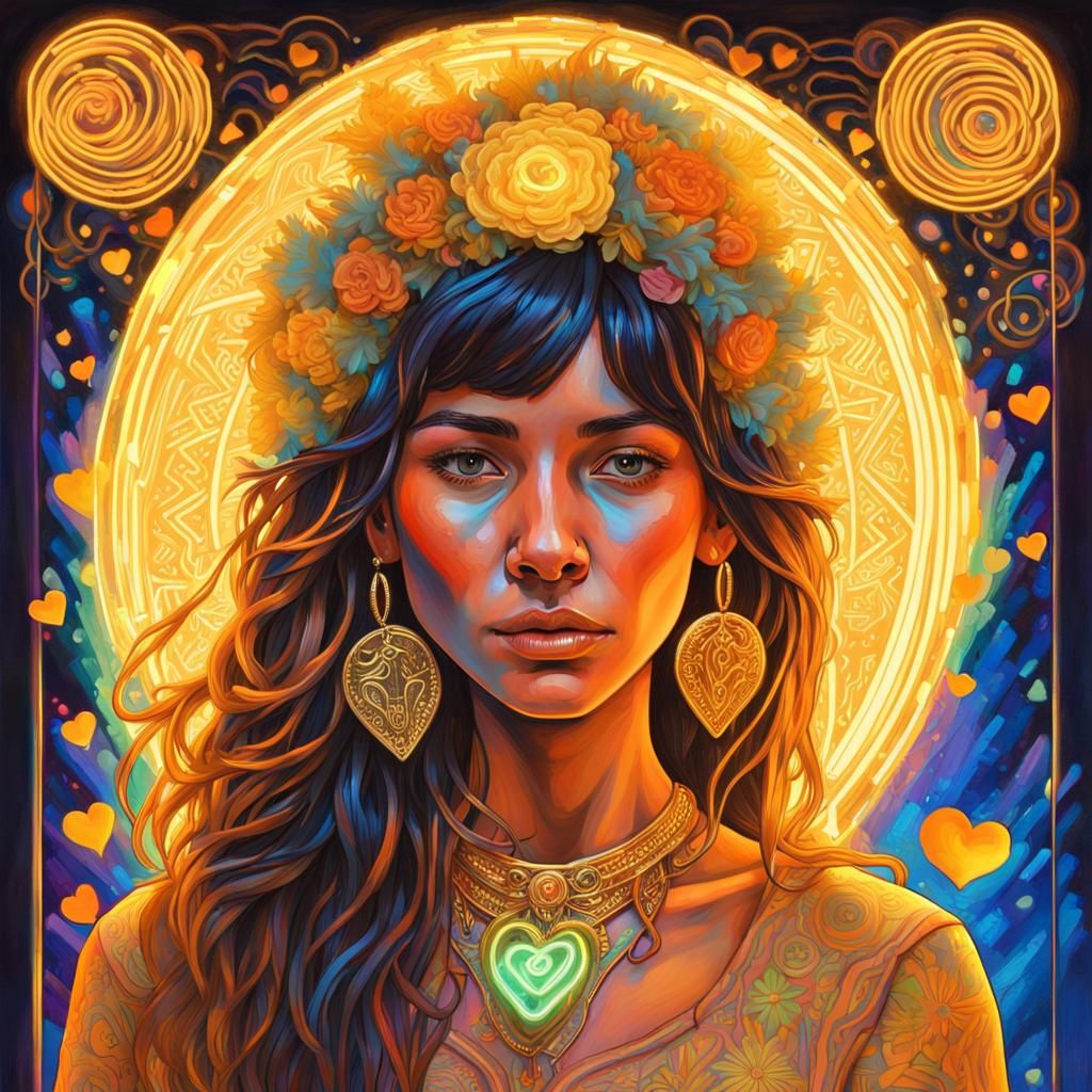 Golden Heart Inca Princess #6