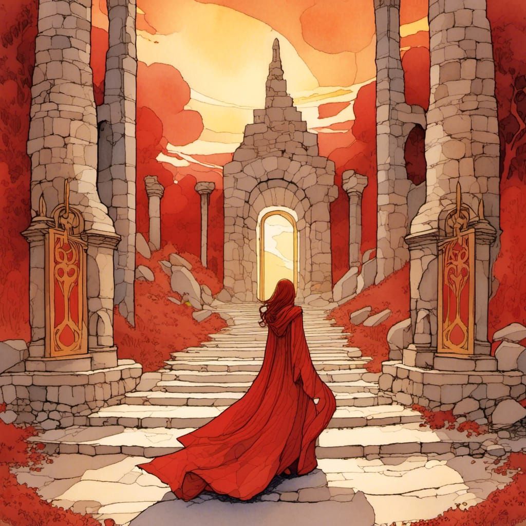 Through the Colonnades