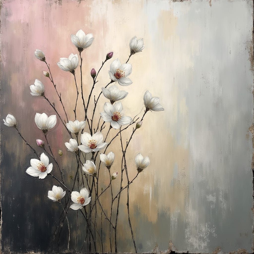 Abstract Blossoms in Vibrant Colors