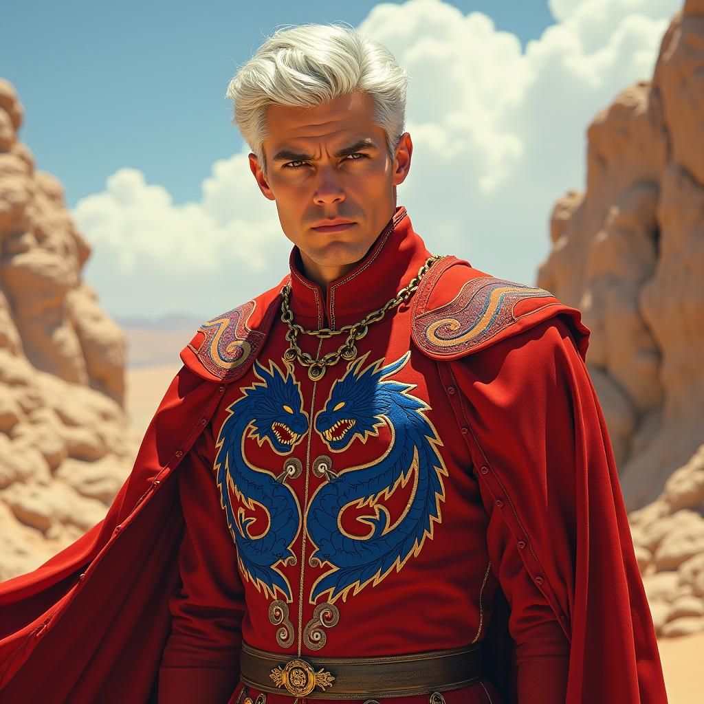 Dragonlord Prince in Sothoryos, Comic Book Style