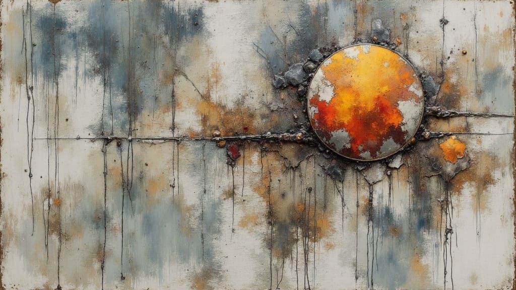 Chaotic AI-Generated Collage of Mixed Styles