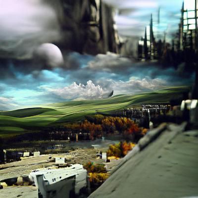 Detailed Matte Painting of September 28, 1991