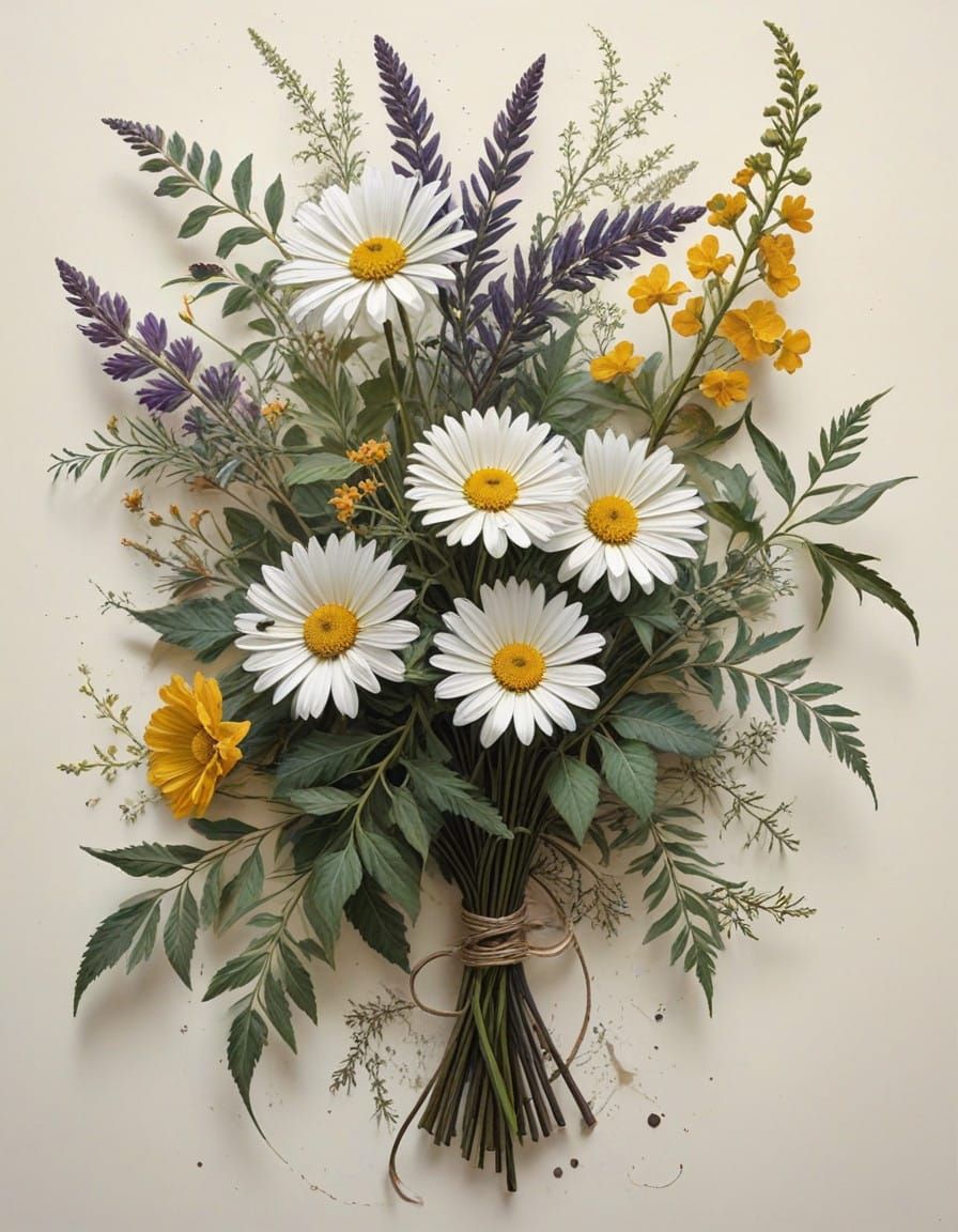 Hyper-Realistic Botanical Still Life in Distressed Charcoal