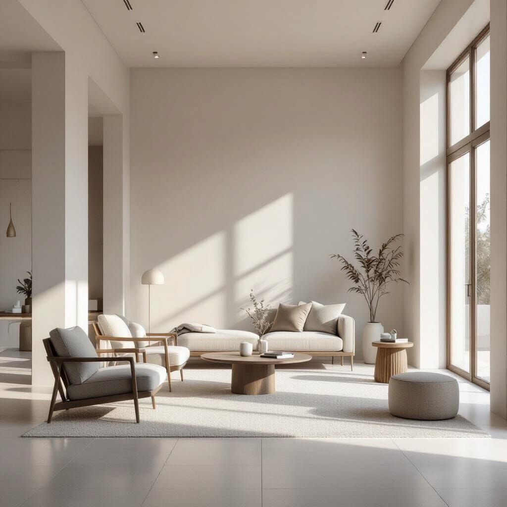 Minimalist Interior Design with Natural Light
