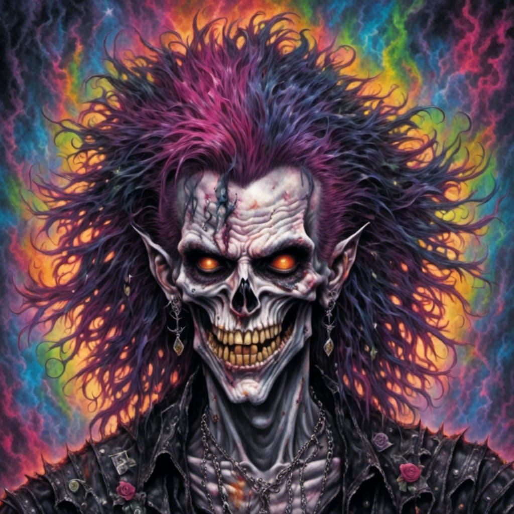 Vicious Punk Duck with Metallic Accents