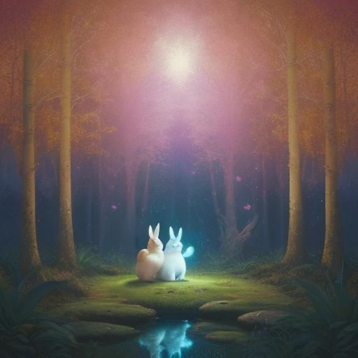 Rabbit's Prayer in Magical Realism Style