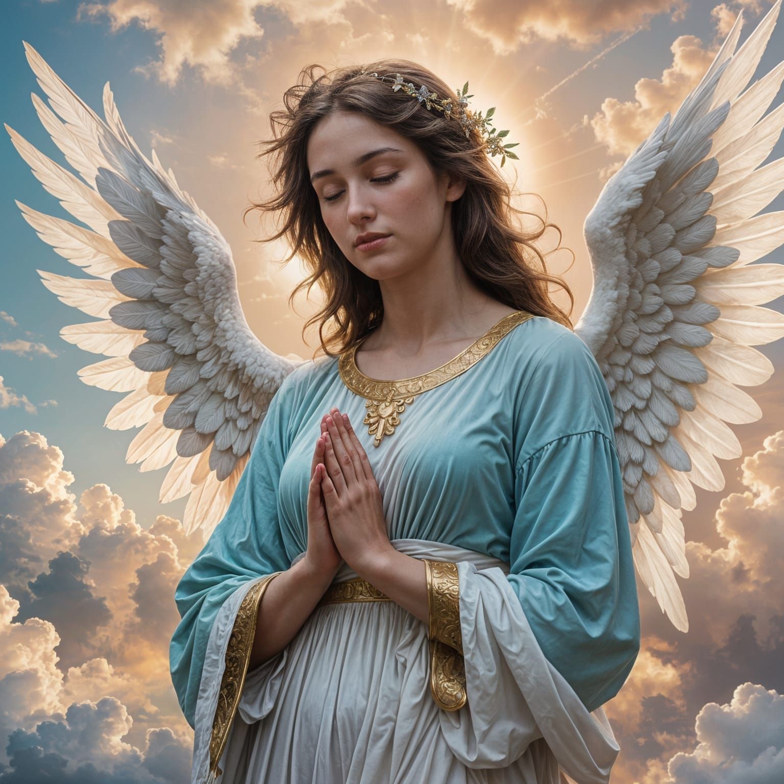 Inspirational Celestial Scene in Vibrant Colors