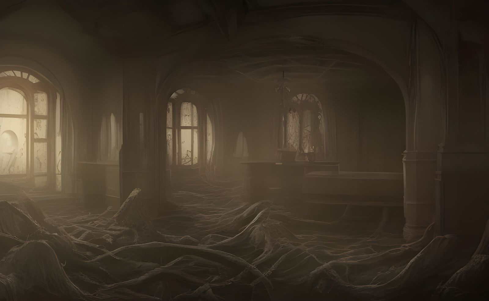 Scary Abandoned Asylum in Hyper-Detailed 8k