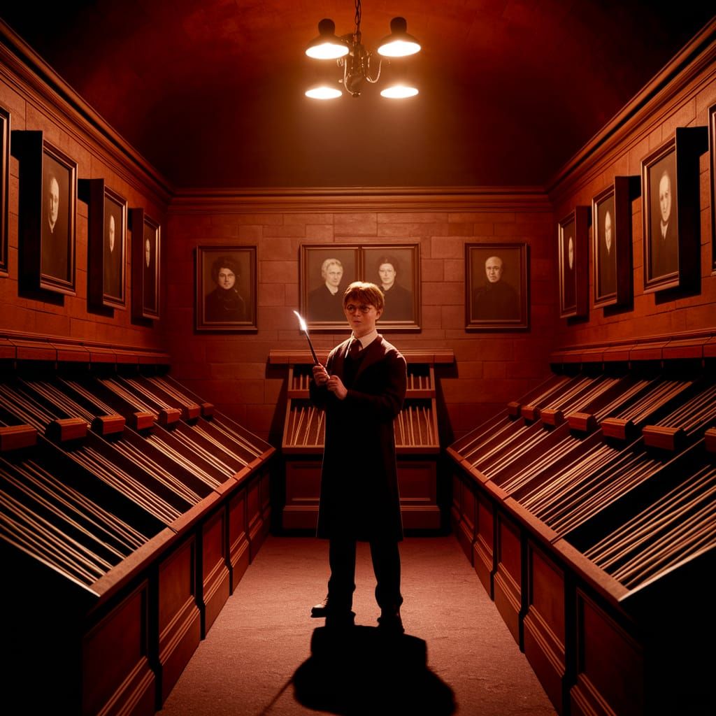 Harry Potter's Magical Wand Moment in Ollivander's Shop