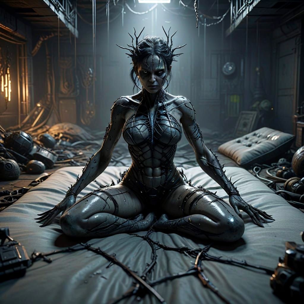 A Dystopian Woman Endures Agony in a Haunting, High-Resoluti...