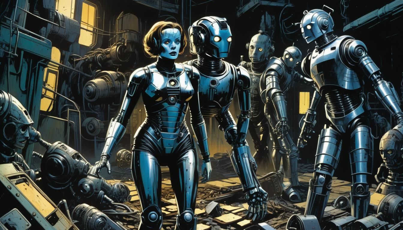 Zoe Heriot Rescues The Doctor: Comic Book Art