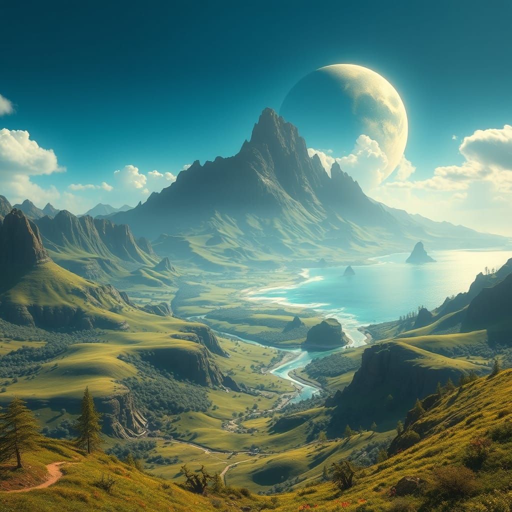 Amira:

Description: A hyper-habitable twin planet to Mira, with abundant freshwater and consistently warm temperatures....