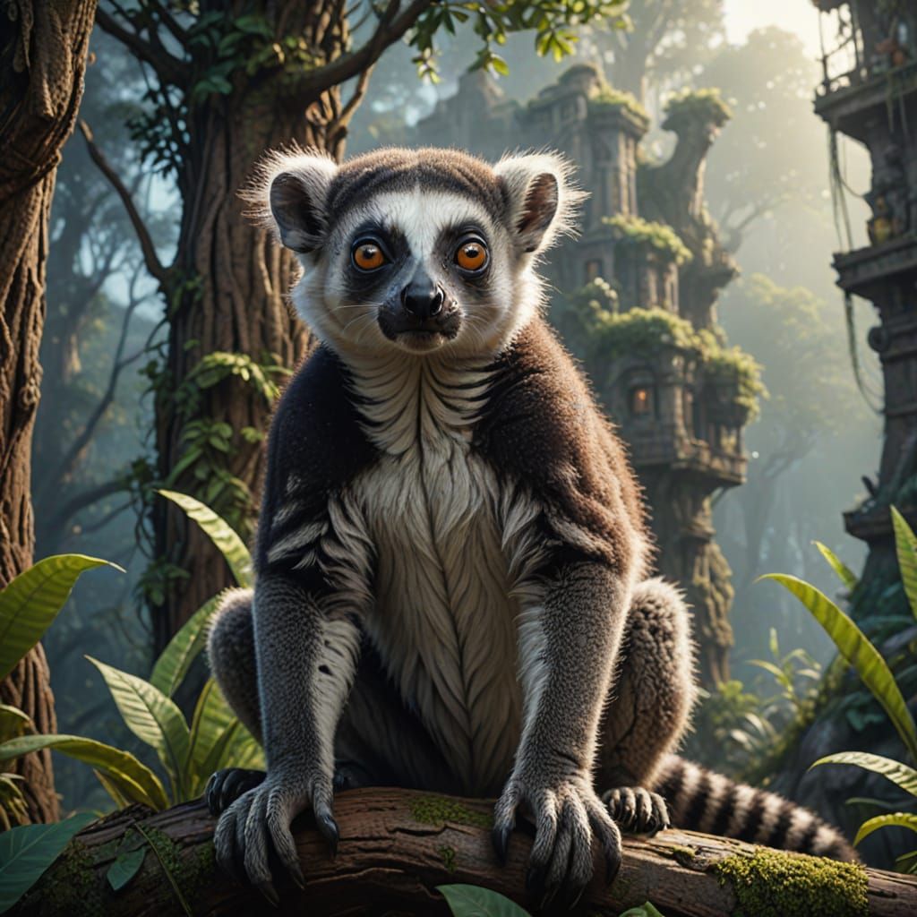 World Lemur Day Celebration Digital Art