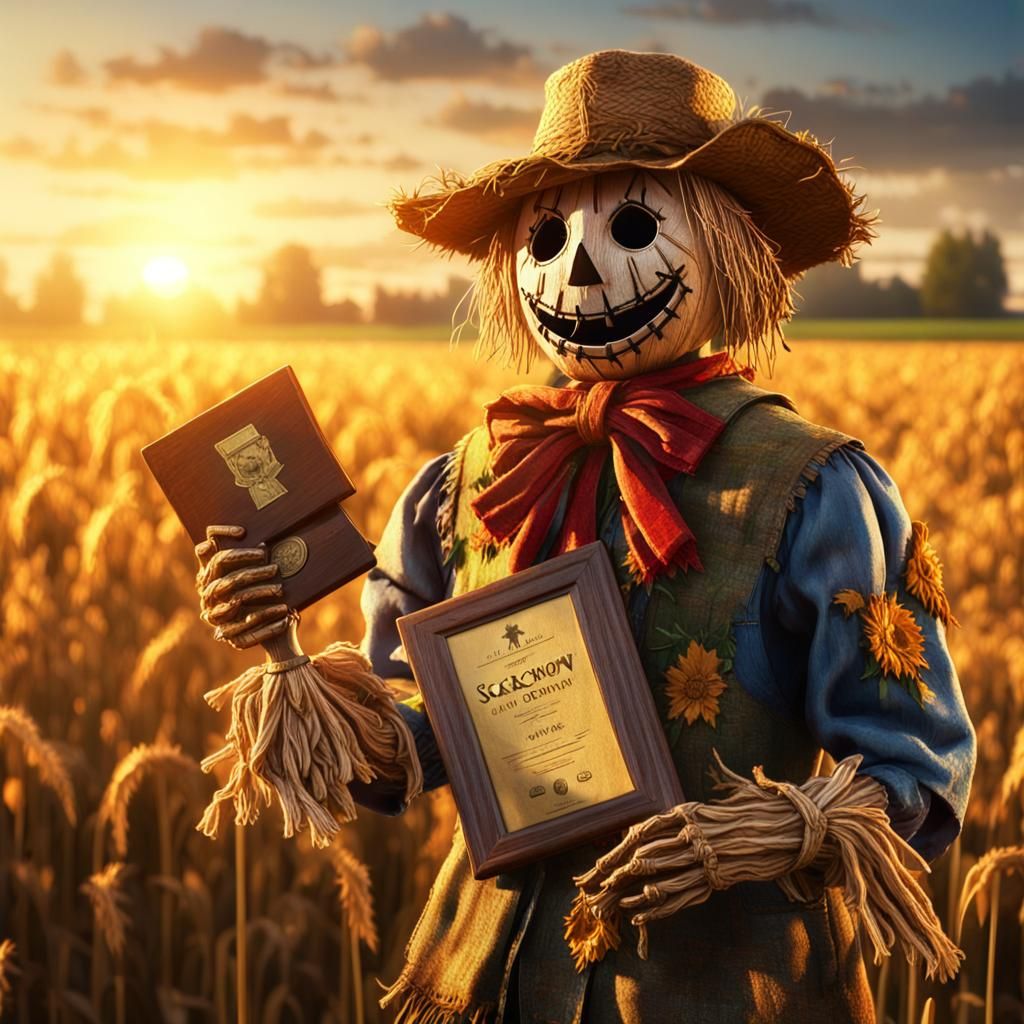 Scarecrow Wins Award: Hyper-Realistic Digital Art