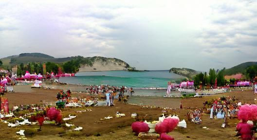 Rococo Style Beach Scene